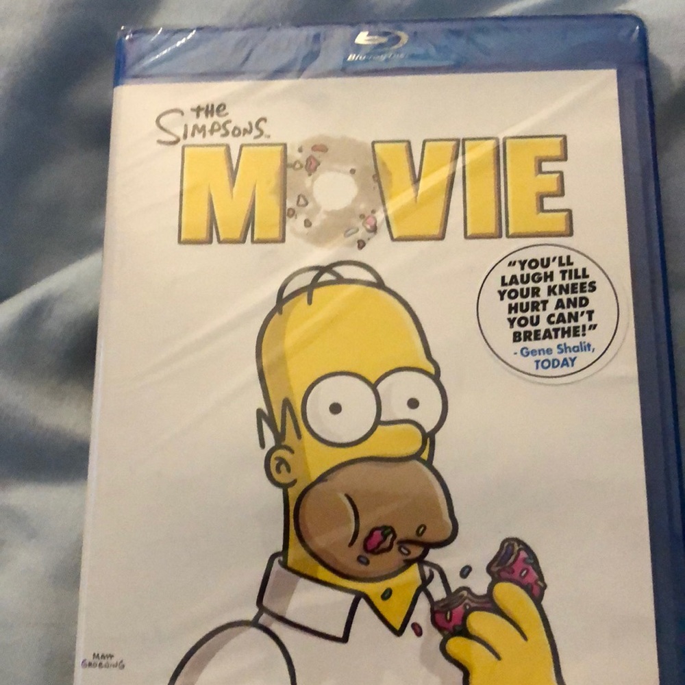 The Simpsons movie Blu-ray